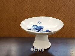 Fine Chinese Handpainted Blue &White Porcelain Plate