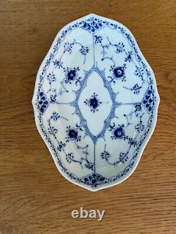 Fine porcelain Royal Copenhagen Blue half fluted hand painted crockery