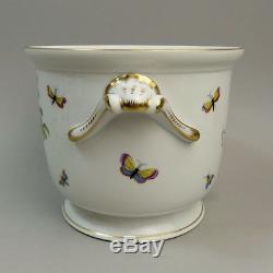 Finely Hand Painted Herend Rothschild Pattern Porcelain Jardiniere