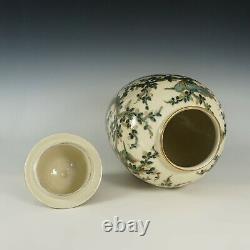 French Limoges Bernardaud Porcelain Urn Vase Hand Painted Large Ginger Jar