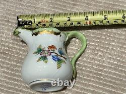 HEREND HUNGARY HAND PAINTED MILK and SUGAR Container