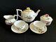 Herend Porcelain Handpainted Antique Tea Set For 2 Persons From 1930' (9pcs.)