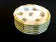 Herend Porcelain Handpainted Queen Victoria Dessert Plates 512/vbo (6 Pcs.)