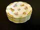 Herend Porcelain Handpainted Queen Victoria Dessert Plates 515/vbo (6pcs.)new