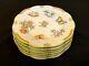 Herend Porcelain Handpainted Queen Victoria Dessert Plates 517/vbo (6pcs.)new