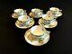 Herend Porcelain Handpainted Queen Victoria Mocha Cup And Saucer (6. Pcs)711/vbo