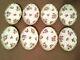 Herend Porcelain Handpainted Queen Victoria Oval Dish 1212/vbo (8pcs.)