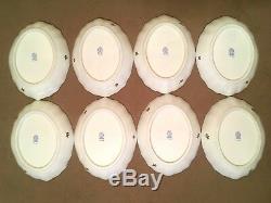 HEREND PORCELAIN HANDPAINTED QUEEN VICTORIA OVAL DISH 1212/VBO (8pcs.)