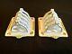 Herend Porcelain Handpainted Queen Victoria Rare Toast Holder 449/vbo (2pcs.)