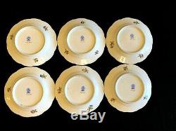HEREND PORCELAIN HANDPAINTED QUEEN VICTORIA SMALL DESSERT PLATE 512/VBO (6pcs.)