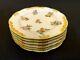Herend Porcelain Handpainted Queen Victoria Small Dessert Plates 512/vbo (6pcs.)
