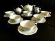 Herend Porcelain Handpainted Tea Set For 6 Persons With Rosehip Pattern (17pcs.)