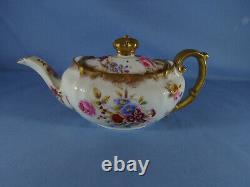 Hammersley Dresden Sprays Hand Painted Teapot Cups Saucers Jug & Bowl