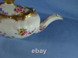 Hammersley Dresden Sprays Hand Painted Teapot Cups Saucers Jug & Bowl