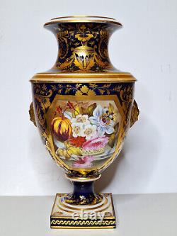 Hand Painted Antique English Porcelain Urn Repaired Lyon LA, CA Bill Colby CIA