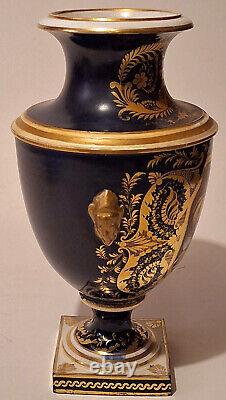 Hand Painted Antique English Porcelain Urn Repaired Lyon LA, CA Bill Colby CIA