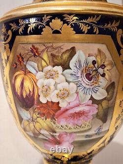 Hand Painted Antique English Porcelain Urn Repaired Lyon LA, CA Bill Colby CIA