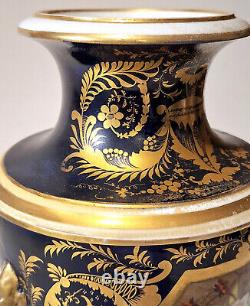 Hand Painted Antique English Porcelain Urn Repaired Lyon LA, CA Bill Colby CIA