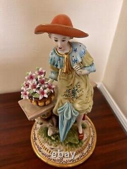 Hand-Painted Beautiful Lady Figurine