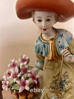 Hand-Painted Beautiful Lady Figurine