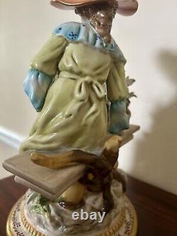 Hand-Painted Beautiful Lady Figurine