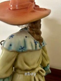 Hand-Painted Beautiful Lady Figurine