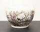 Hand Painted Chinese Birds & Cherry Blossoms Sawtooth Porcelain Bowl