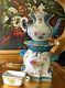 Hand Painted Limoges Porcelain Tisaniere Veilleuse Tea Pot Ooak