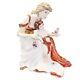 Hand-painted New Statuette Handmade Sabadin Porcelain Italy Mother Child H-33 Cm