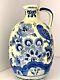 Hand Painted Porcelain Delft Vase, Vintage Old Good Condition From The 50