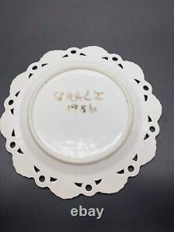 Hand-Painted Porcelain Plates, Set of 6