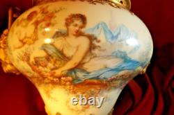 Hand Painted Sevres Style Louis XVI Form Potpourri Vase