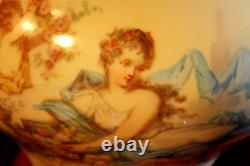 Hand Painted Sevres Style Louis XVI Form Potpourri Vase