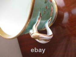 Hand painted Large loving cup, in the manner of Coalport