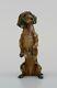 Hand-painted Rosenthal Porcelain Figurine. Standing Dachshund. Mid-20th Century