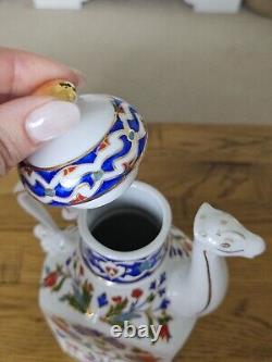 Handmade And Hand Painted Signed Kütahya Porcelain Coffee Pot