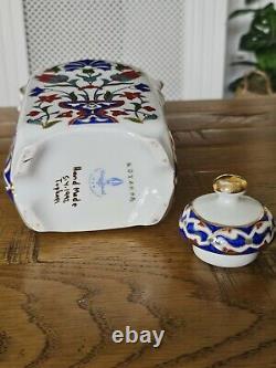 Handmade And Hand Painted Signed Kütahya Porcelain Coffee Pot