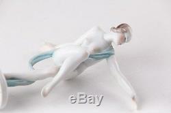 Herend Ballet Nude Ballerina Dancing Girl, Handpainted Porcelain Figurine