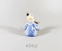 Herend, Chinese Girl Holding A Bird 3, Handpainted Porcelain Figurine! (h068)