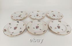 Herend, Eton Pattern 6-person Dessert Set, Hand-painted Porcelain, Flawless (j016)