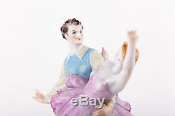 Herend, Flames Of Paris, Dancing Couple, Handpainted Porcelain Figurine