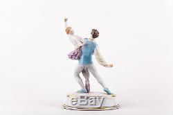 Herend, Flames Of Paris, Dancing Couple, Handpainted Porcelain Figurine