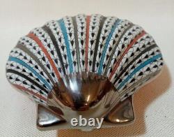 Herend Hungary Hand Painted First Edition Porcelain Seashell Scallop