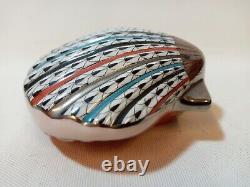 Herend Hungary Hand Painted First Edition Porcelain Seashell Scallop