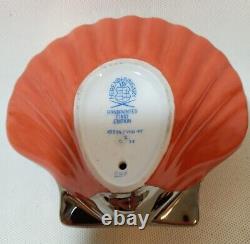 Herend Hungary Hand Painted First Edition Porcelain Seashell Scallop