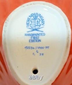 Herend Hungary Hand Painted First Edition Porcelain Seashell Scallop