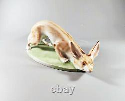 Herend, Hunting Fox 10, Handpainted Art Deco Porcelain Figurine! (a003)