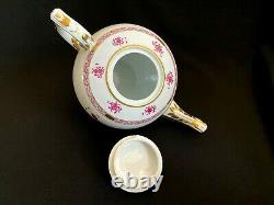 Herend Porcelain Handpainted Chinese Bouquet Raspberry Large Tea Pot 601/ap