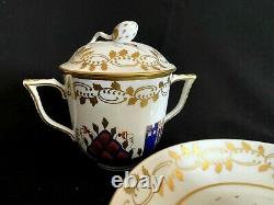 Herend Porcelain Handpainted Miramare Lidded Tea Cup And Saucer 2715/mr