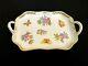 Herend Porcelain Handpainted Queen Victoria Serving Tray With Handles 422/vbo